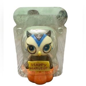 Dancing Toy‎ Happy Harvest Pumpkin Owl Figurine Solar Powered Dancing Toy small